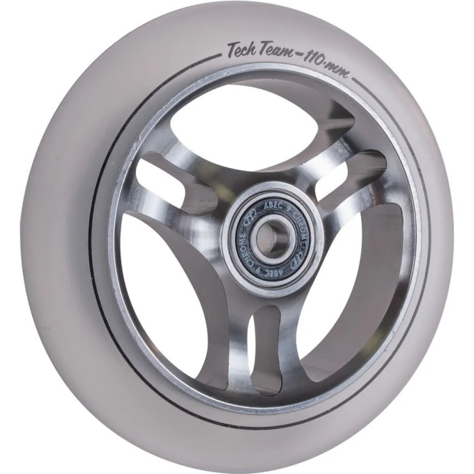 Колесо TECH TEAM для самоката X-Treme 110*24мм TRIANGLE, transparent NN007689
